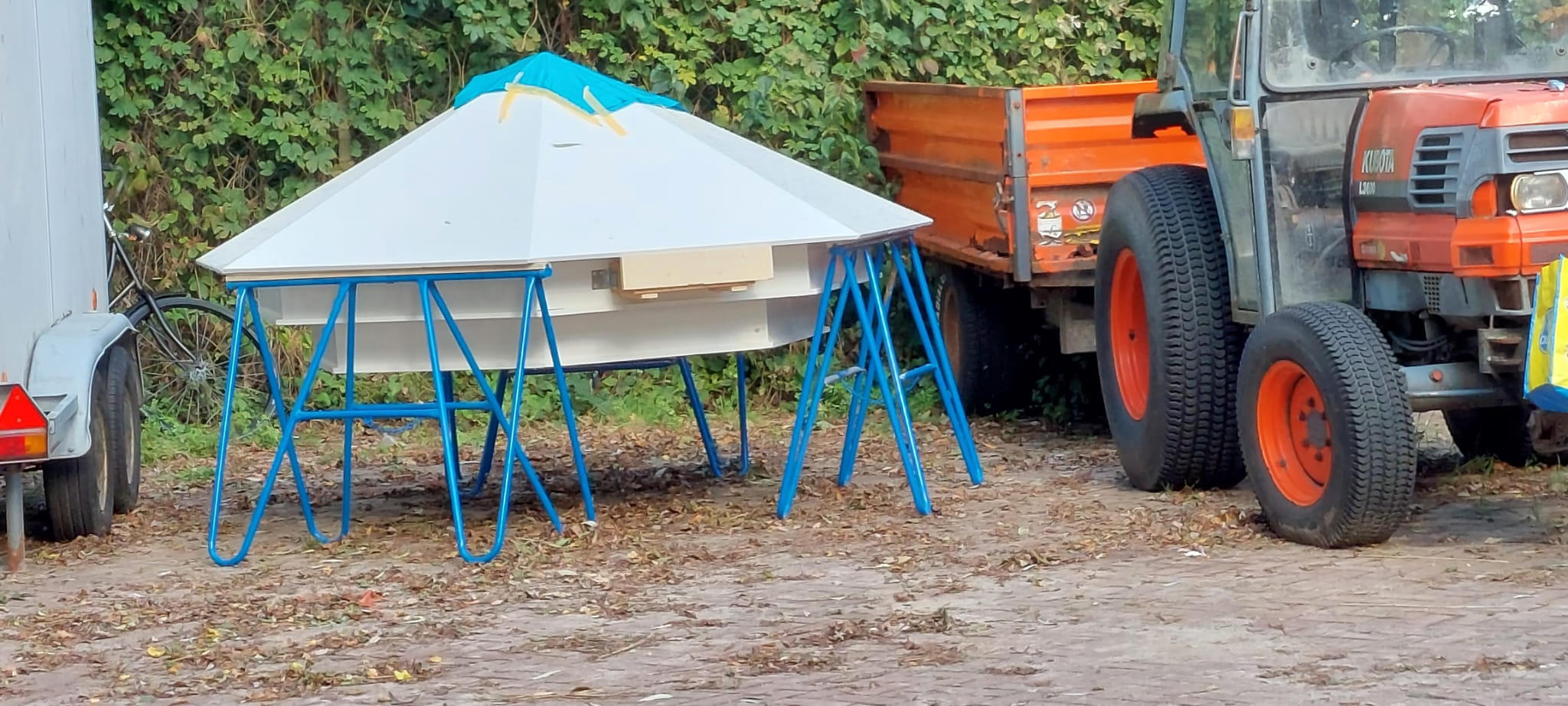 De kap van de zwaluwtil is gearriveerd op Koudenhoorn!